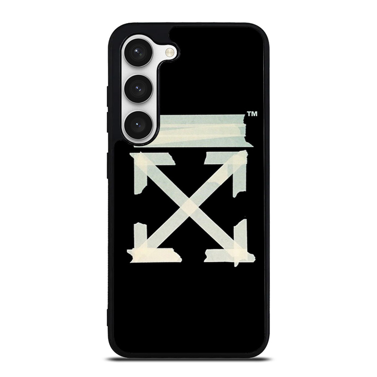 OFF WHITE TAPE LOGO Samsung Galaxy S23 Case Cover